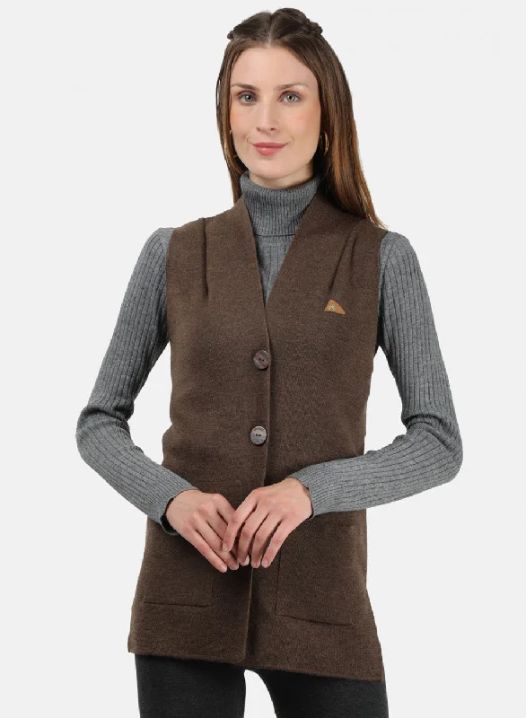 organic cotton women cardigan for an eco - friendly choice Women Brown Solid Cardigan organic cotton women cardigan for an eco - friendly choice Women Brown Solid Cardigan