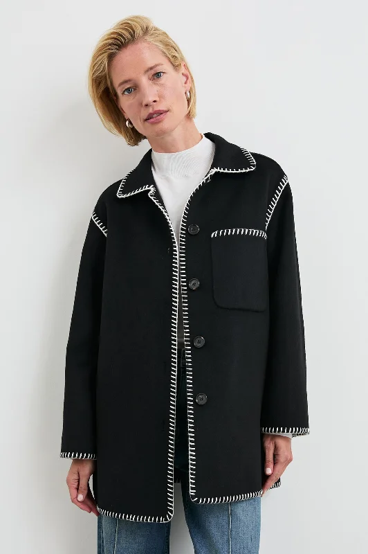 Women's moto jackets with a lace - up front for a unique and stylish touch ODYSSEY JACKET - BLACK Women's moto jackets with a lace - up front for a unique and stylish touch ODYSSEY JACKET - BLACK