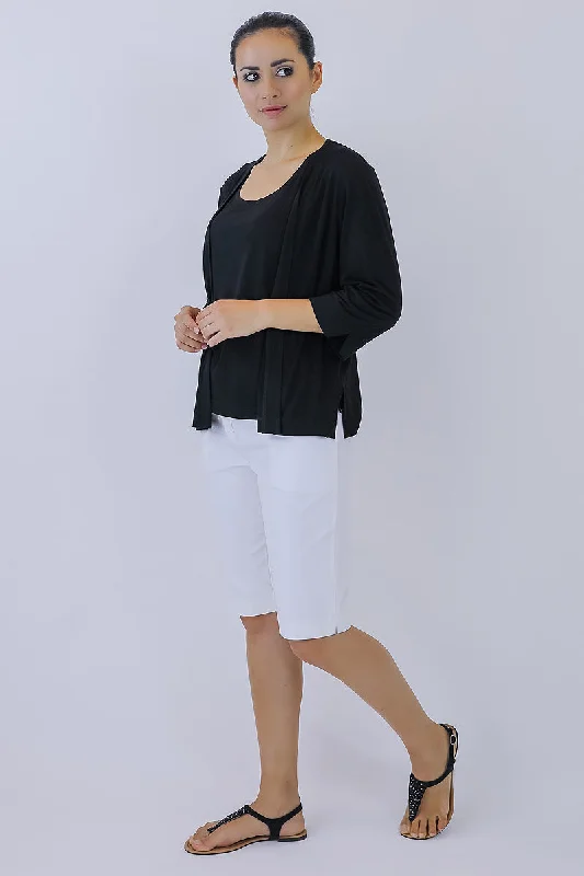 hand knitted women cardigan with artisanal charm Women’s Bamboo Cardigan SB-02