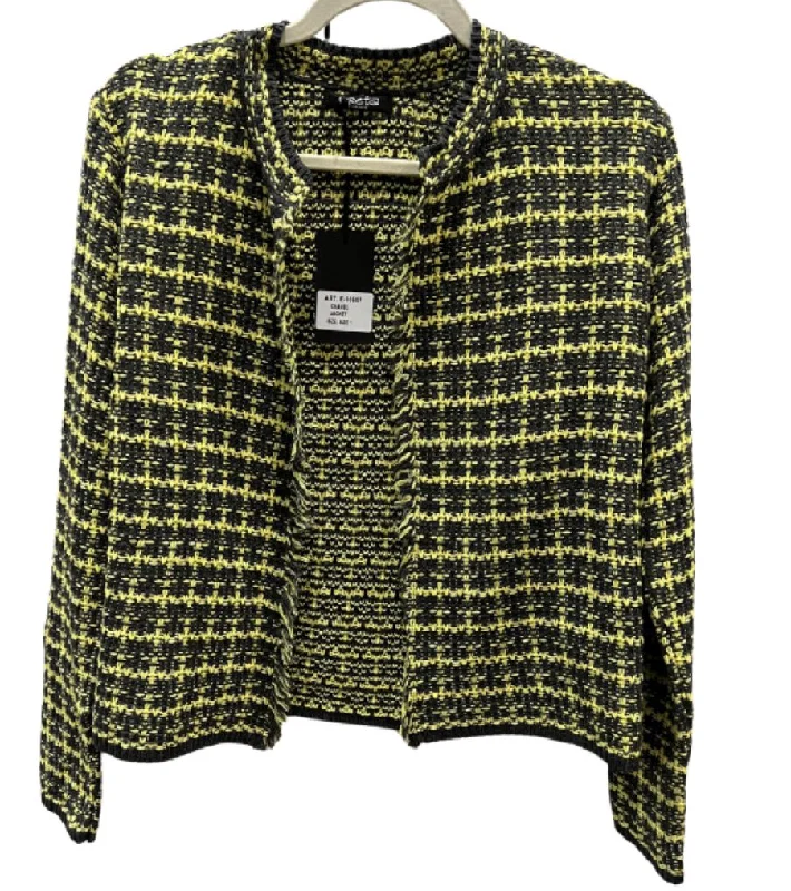 floral print women cardigan for a feminine touch Tweed houndstooth cardigan knit
