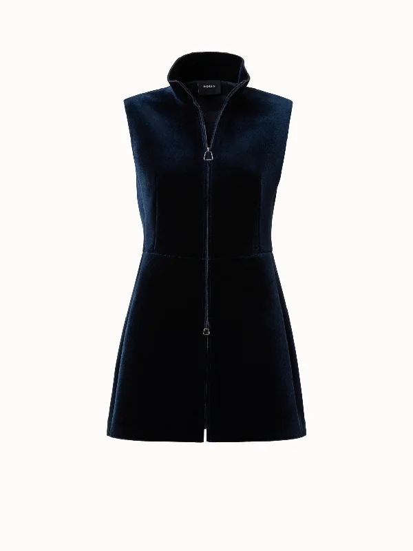 Women's windbreaker jackets with adjustable hoods for windy days Velvet Neoprene Gilet Women's windbreaker jackets with adjustable hoods for windy days Velvet Neoprene Gilet