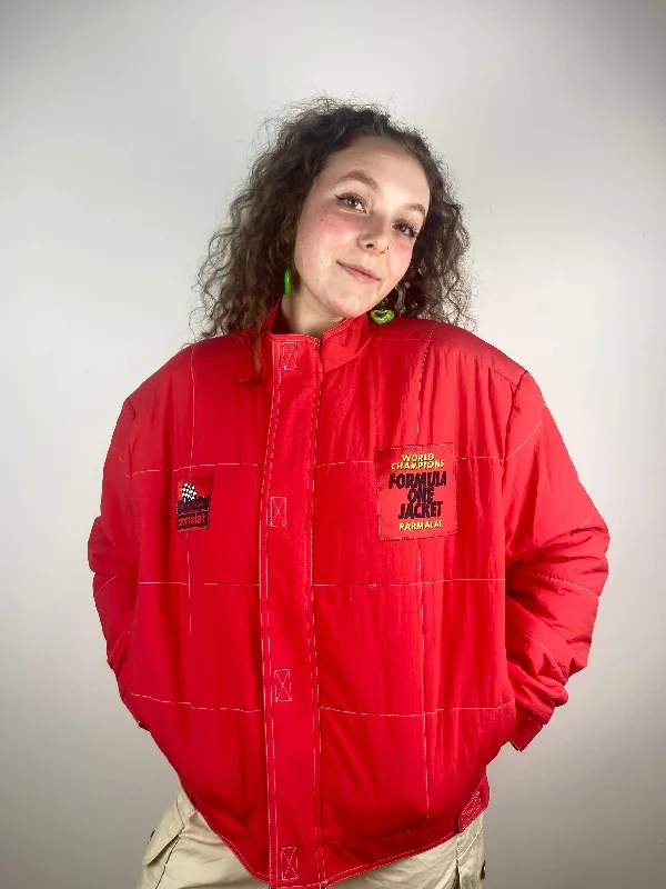 Women's trench coats with a removable belt for customizable styling  Vintage Parlamat Race Jacket