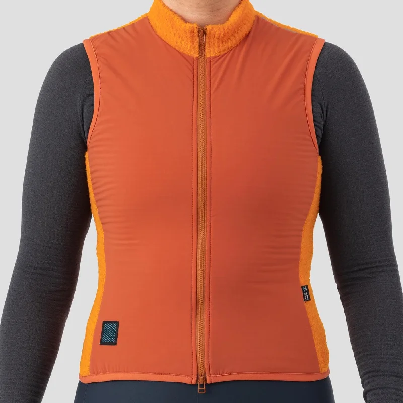 Women's bomber jackets with a holographic finish for a futuristic and eye - catching look  Women's Alpha Riding Vest - Mars