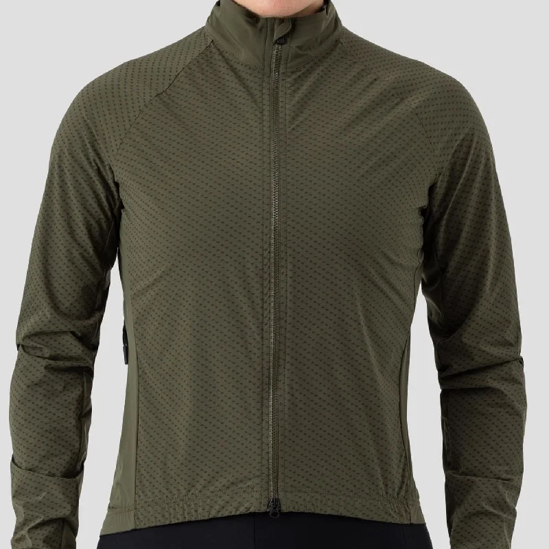 Women's long - line cardigan jackets in a soft knit for a cozy and elegant look  Women's Micro Climate Jacket - Olive