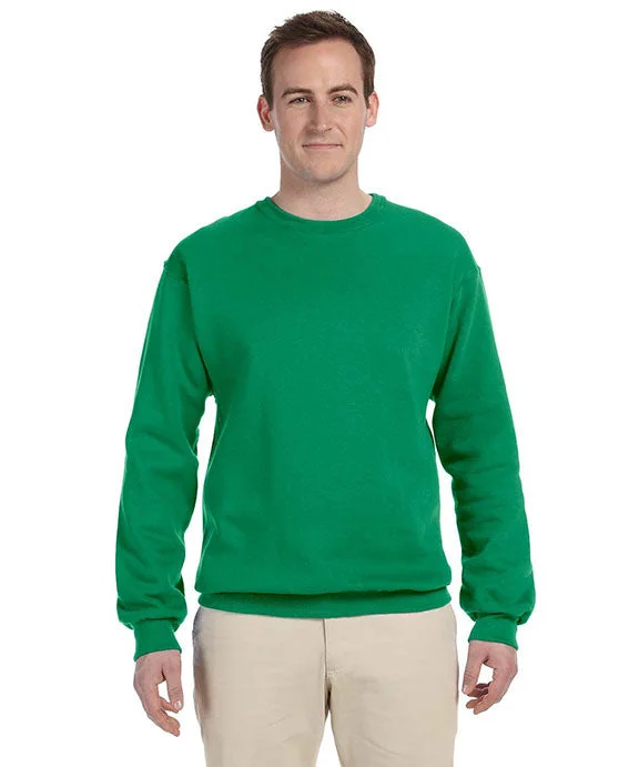 Women's quarter - zip sweatshirt made of organic cotton for eco - conscious fashion 562 - Jerzees Adult NuBlend® Crew Neck Sweatshirt | Kelly
