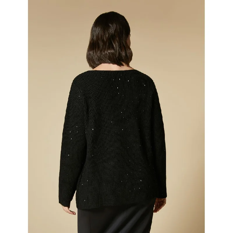 Women's Cropped Cable - Knit Merino Wool Sweater in Beige for a Trendy Fall OutfitAMERICA