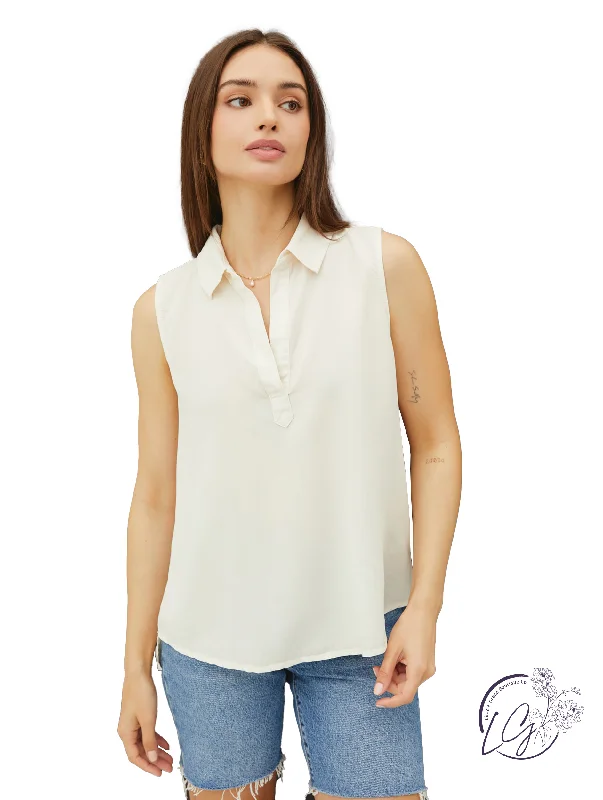 Plus Size Women's Glitter - Trimmed Tank Tops for Party Nights  Breeze Lite Tank Shirt
