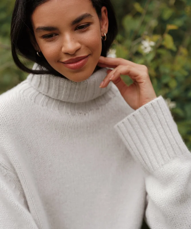 Empire Waist Women's Alpaca Wool Sweater Dresses in Earthy Tones Cashmere Jet Turtleneck