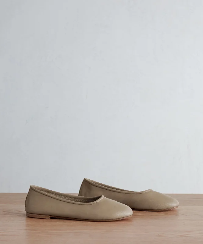 Belted Women's Cotton Blend Sweater Dresses for a Casual Look Charlotte Ballet Flat