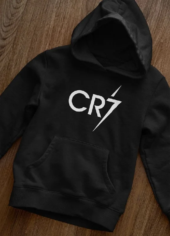 Women's long - sleeve cropped sweatshirt with ribbed cuffs for a snug fit CR7