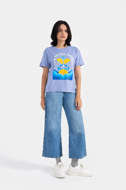 Women's polyester t shirt Hope Graphic T-Shirt