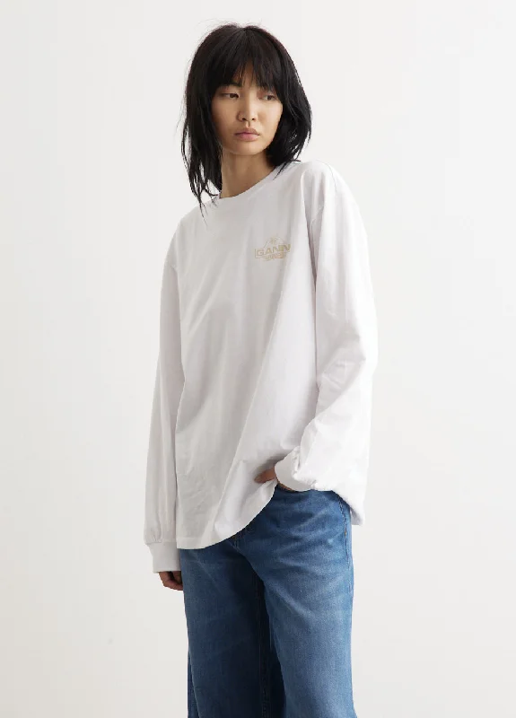 Women's oversized t shirt Future Heavy Jersey Palm Long Sleeve T-Shirt