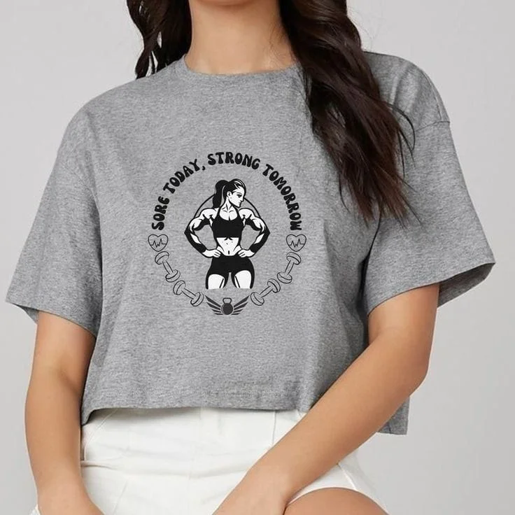 Women's quarter - zip sweatshirt made of organic cotton for eco - conscious fashion Gym lovers women crop top oversized Women's quarter - zip sweatshirt made of organic cotton for eco - conscious fashion Gym lovers women crop top oversized