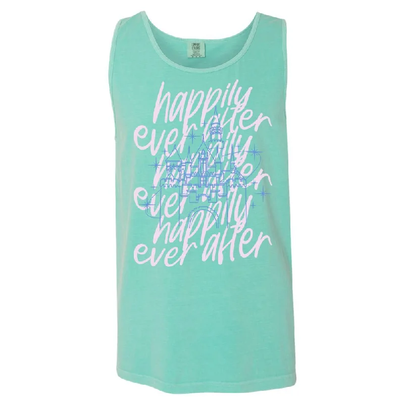 Women's Spaghetti Strap Tank Tops with Geometric Patterns 'Happily Ever After' Tank Top Women's Spaghetti Strap Tank Tops with Geometric Patterns 'Happily Ever After' Tank Top