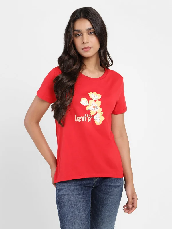 Women's silk t shirt Women's Graphic Slim Fit T-shirt