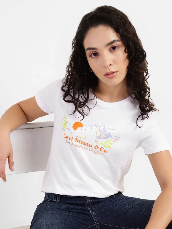 Women's designer t shirt Women's Graphic Crew Neck  T-shirt