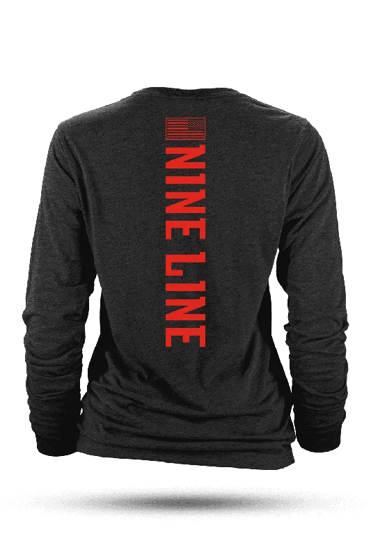 Women's slim fit t shirt Basic Stamp Logo - Long Sleeve T-Shirt