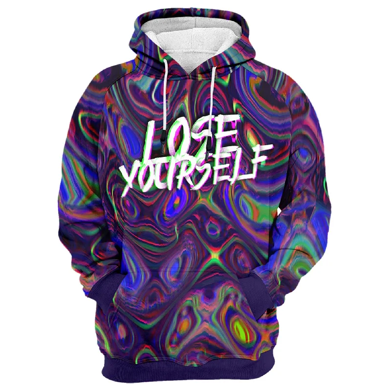 Women's tie - front hoodie in a lightweight fabric for summer layering Lose Yourself Hoodie
