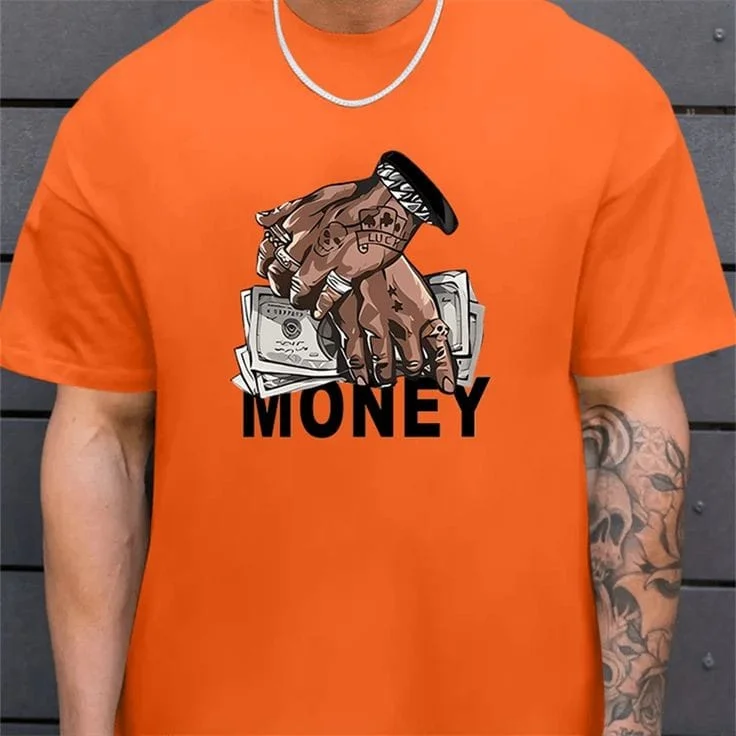 Women's graphic - printed sweatshirt featuring floral patterns for a feminine touch Money oversized men tshirt Women's graphic - printed sweatshirt featuring floral patterns for a feminine touch Money oversized men tshirt