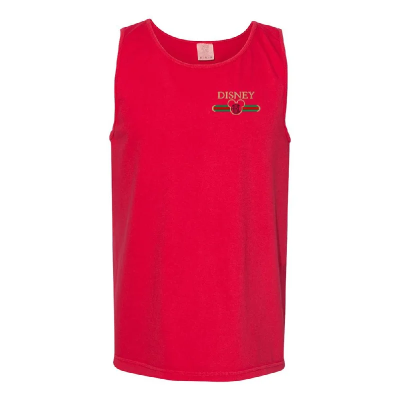 Plus Size Women's Puff - Sleeve Tank Tops in Pastel Hues  Monogrammed Disney Designer Dupe Comfort Colors Tank Top