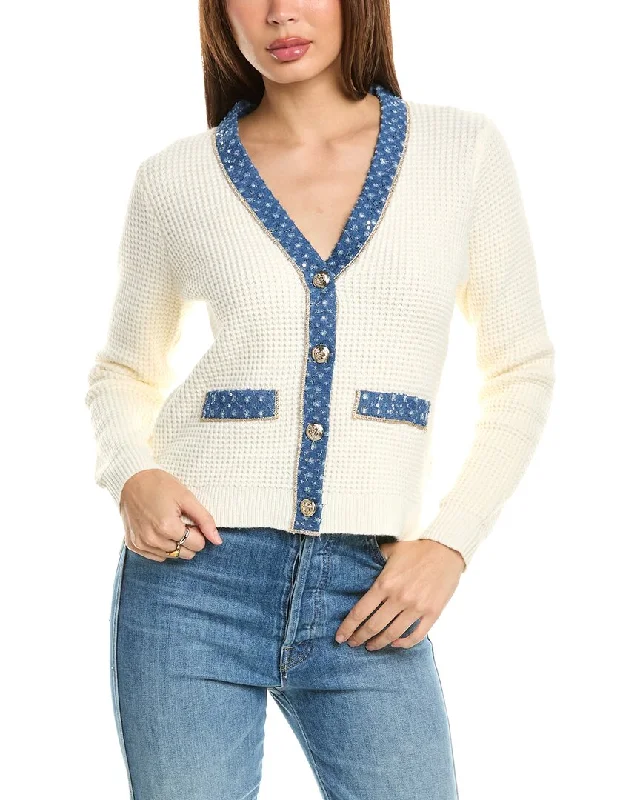 Plus Size Women's Long Sleeve Cable Knit Sweater Dresses Nanette Nanette Lepore Waffle Knit Cardigan