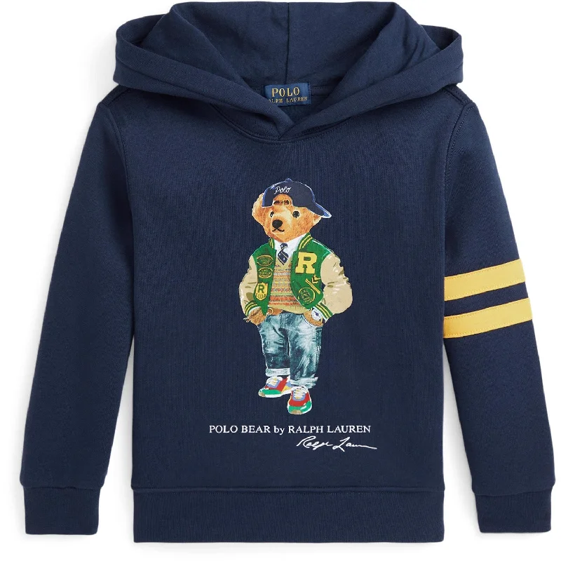 Women's oversized cropped hoodie with drawstrings for a trendy look Polo Ralph Lauren Bear Newport Navy Hoodie Women's oversized cropped hoodie with drawstrings for a trendy look Polo Ralph Lauren Bear Newport Navy Hoodie