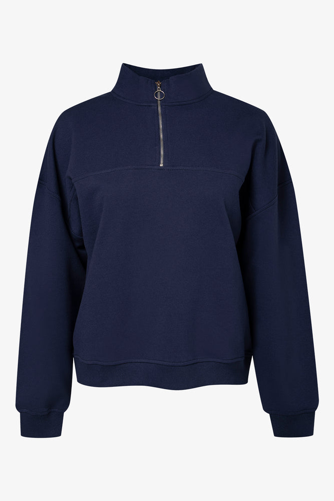 Women's yellow t shirt Quarter Zip Fleece Pull Over