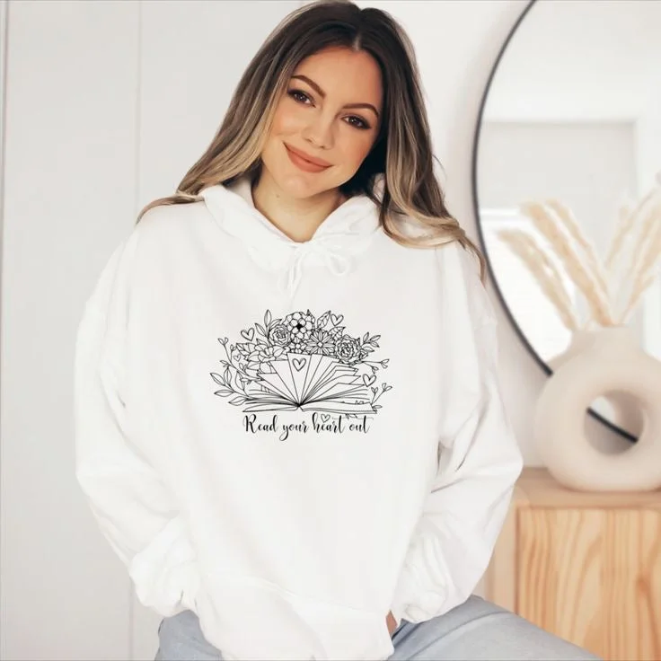 Women's tie - dye hoodie in bright colors for a retro and eye - catching style Read Your Heart Women's tie - dye hoodie in bright colors for a retro and eye - catching style Read Your Heart