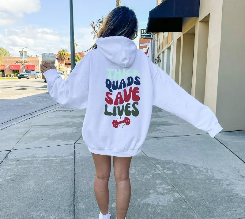 Women's zip - up sweatshirt in pastel blue for a soft and stylish outfit Save Lives