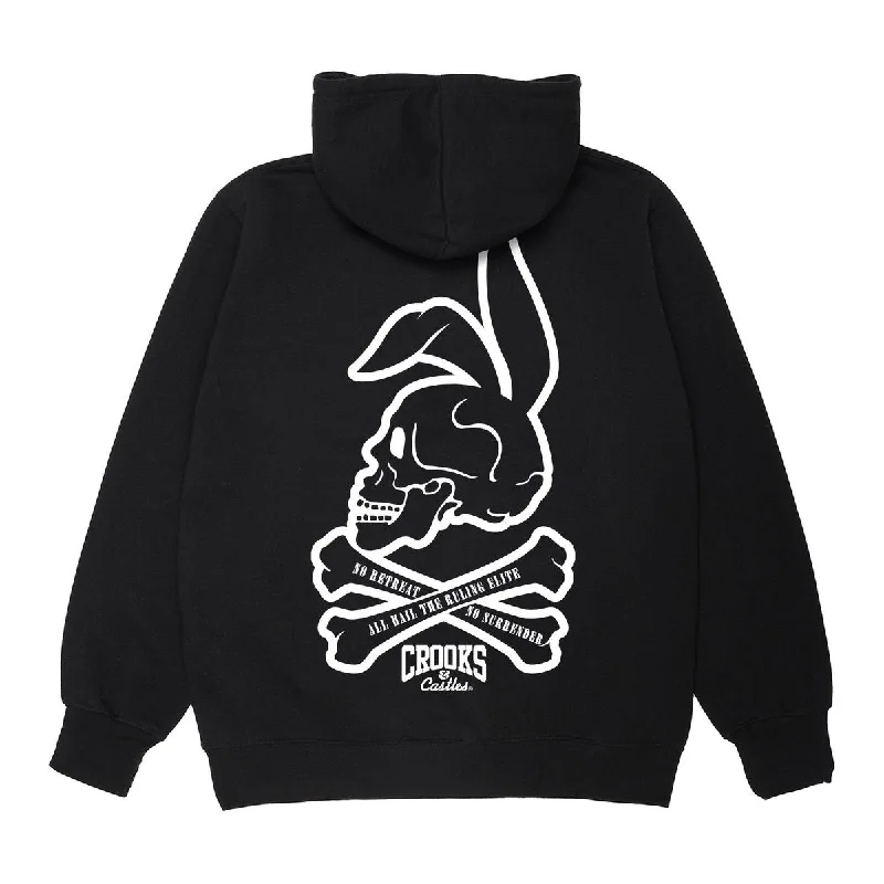 Women's oversized cropped hoodie with drawstrings for a trendy look Skull Hoodies