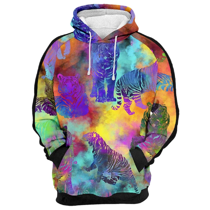 Women's cropped sweatshirt with a slogan graphic for a fun and expressive look Tiger Paradise Hoodie Women's cropped sweatshirt with a slogan graphic for a fun and expressive look Tiger Paradise Hoodie