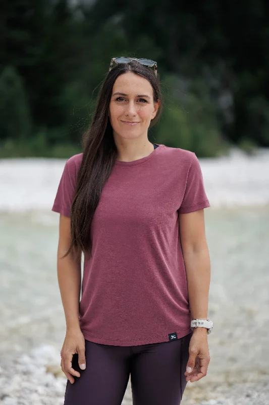 Halter Neck Women's Modal Blend Tank Tops for Comfort  Vagabond T-shirt - Rosewood