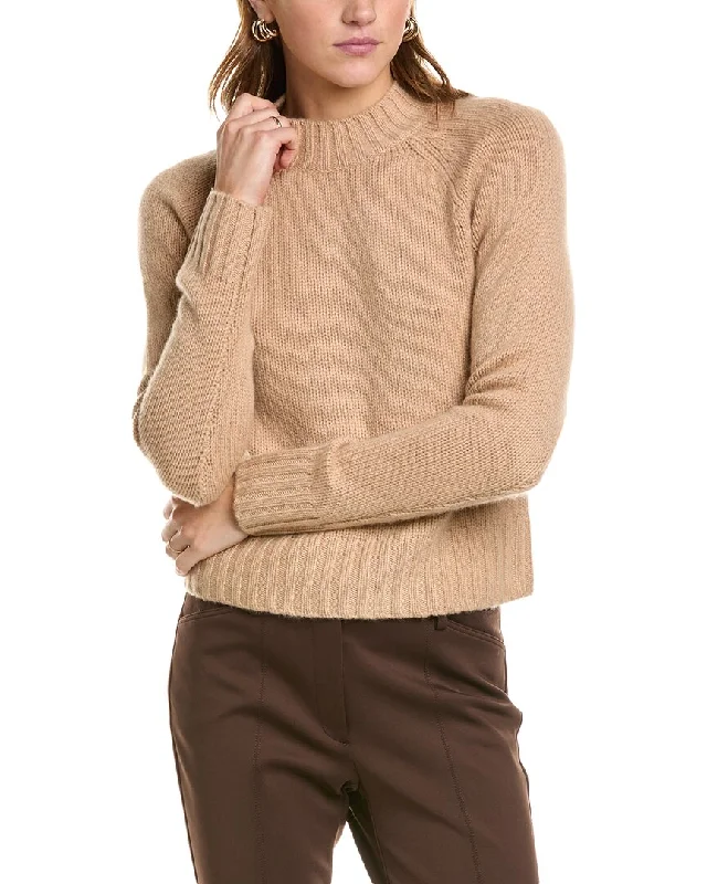Plus Size Women's Tunic - Style Sweater Dresses with Pockets Vince Raglan Cashmere Sweater