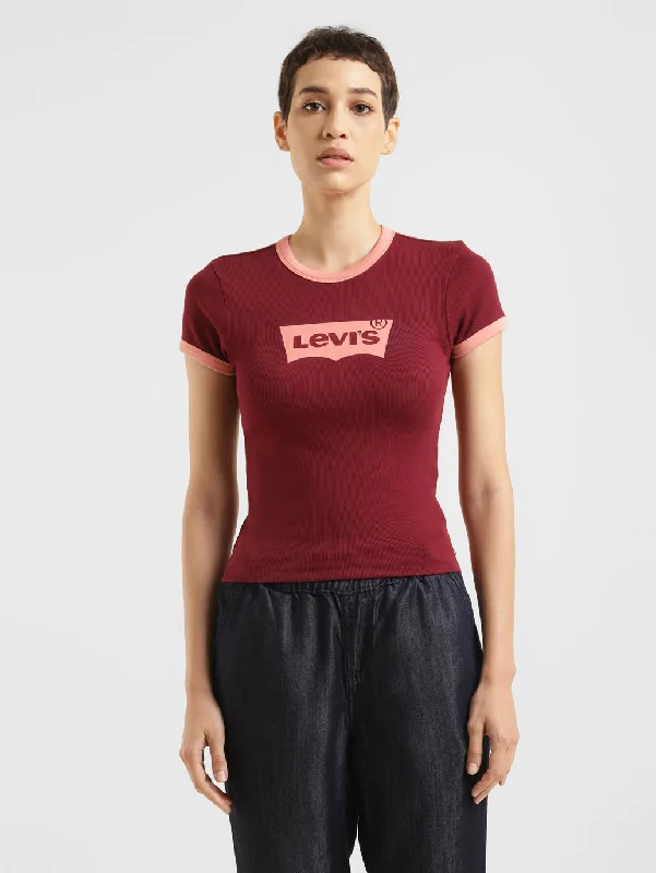 Women's cheap t shirt Women's Brand Logo Slim Fit T-shirt