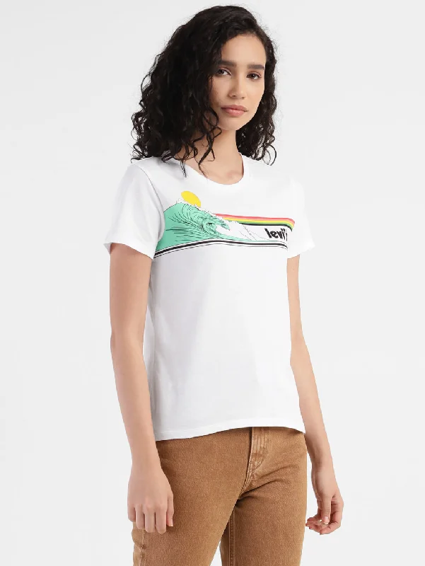 Women's vintage t shirt Women's Graphic Slim Fit T-shirt