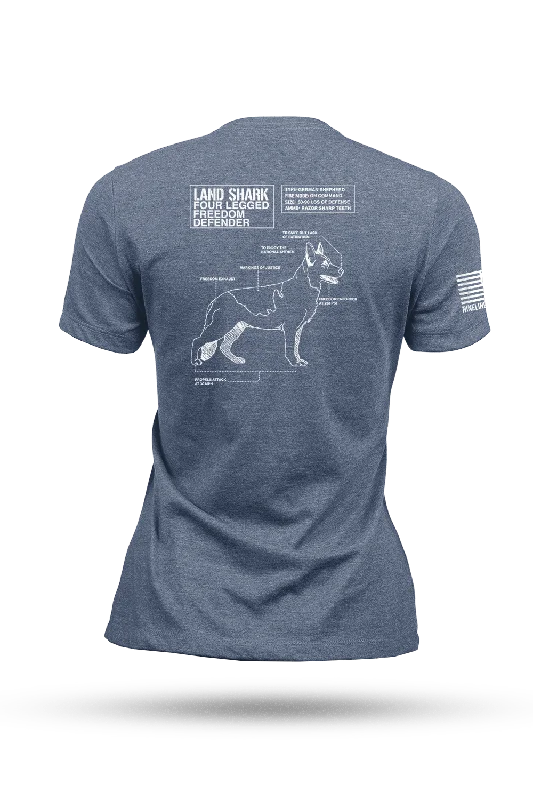 Women's purple t shirt Landshark - Women's T-Shirt