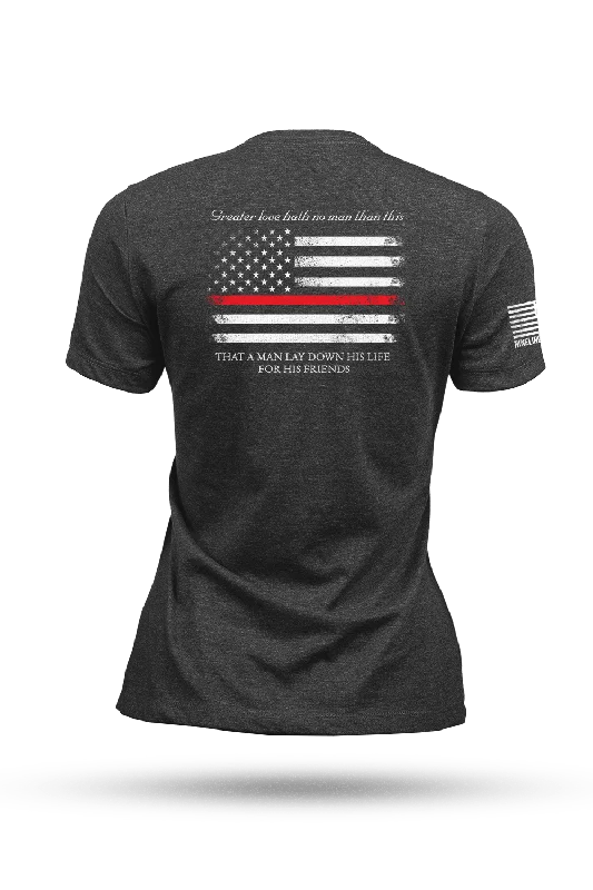 Women's green t shirt Thin Red Line - Women's T-Shirt