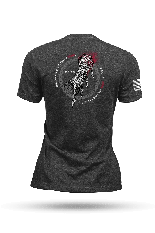 Women's school t shirt Be Shed (Genesis 9:6) - Women's T-Shirt
