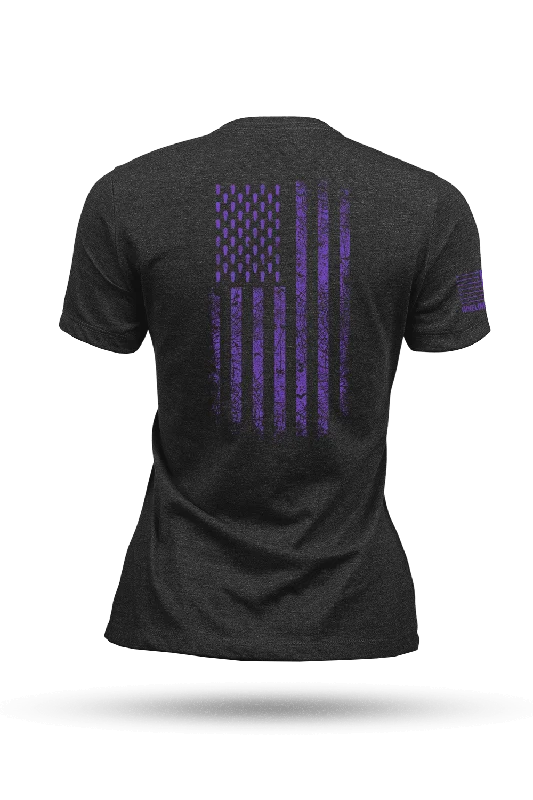 Women's polka dot t shirt Coffin Flag - Women's T-Shirt