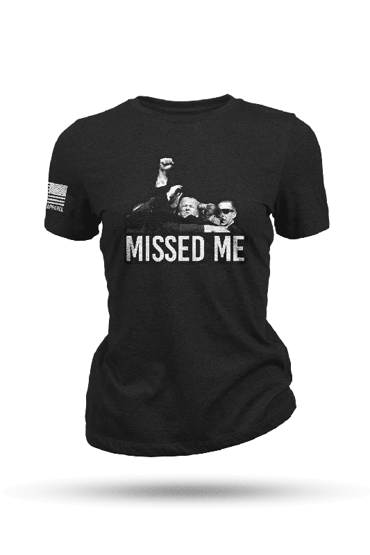 Women's linen t shirt Missed Me - Women's T-Shirt