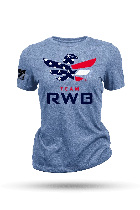 Women's short sleeve t shirt Team RWB Eagle Flag - Women's T-Shirt