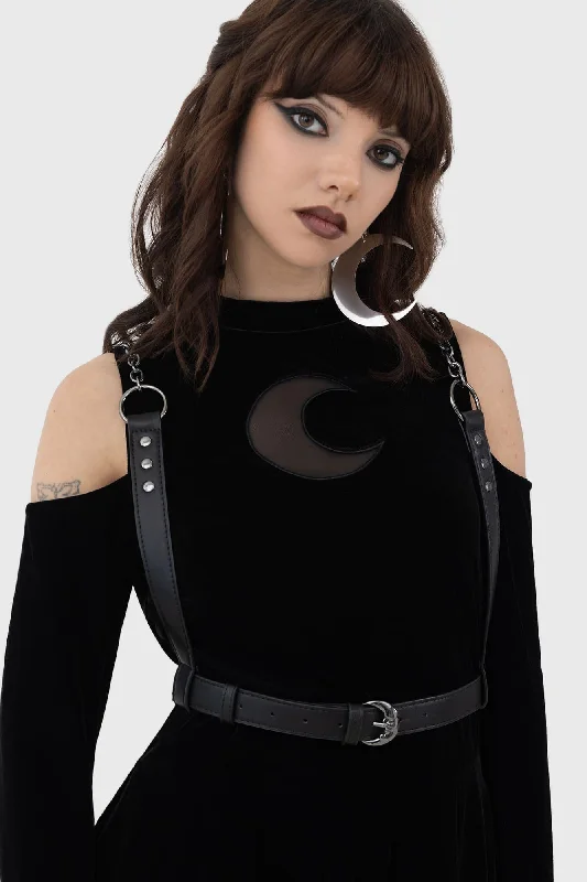 Little Black Women Dress with Sequins for a Glamorous Night Out Alacine Dress