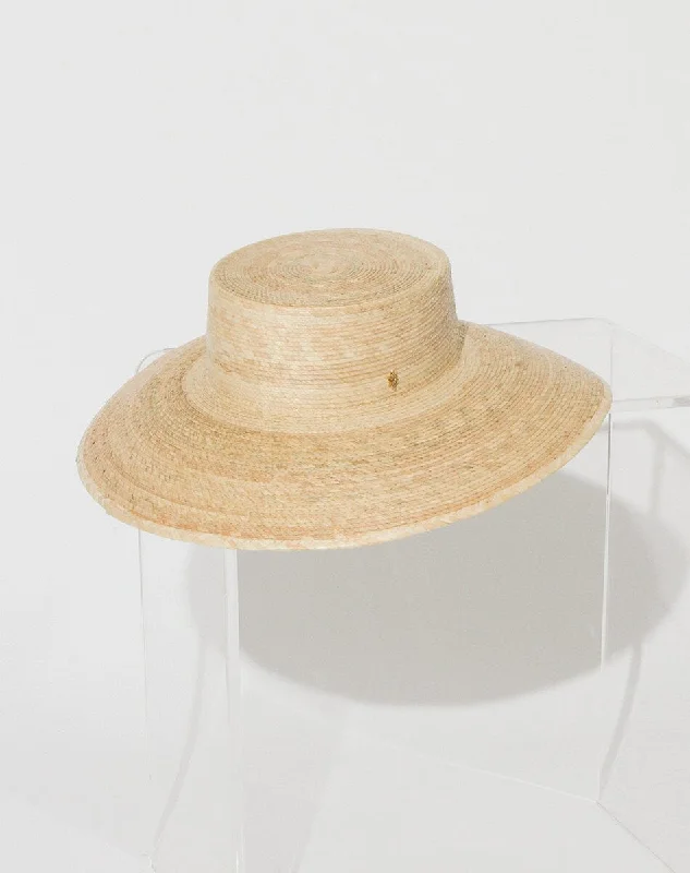 Empire Waist Women Dress to Accentuate the Bust and Conceal the Waist Cabana Palm Hat | Natural