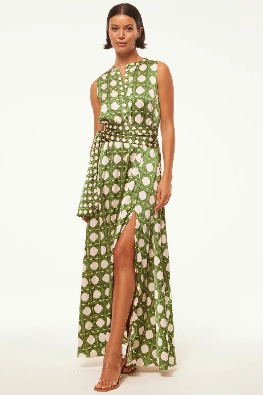 Maxi dresses with a pleated skirt for a timeless and elegant appearance ANABELLA DRESS