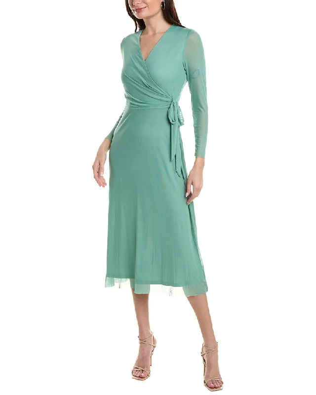 Backless Women Dress for a Sexy and Alluring Look at Evening Events Backless Women Dress for a Sexy and Alluring Look at Evening Events Anne Klein Mesh Midi Wrap Dress