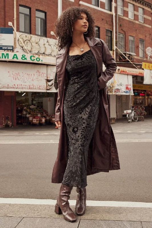 Maxi dresses with tassel accents for a fun and lively touch Black Maxi Dress Sleeveless Burn Out Maxi dresses with tassel accents for a fun and lively touch Black Maxi Dress Sleeveless Burn Out