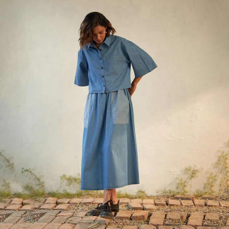 Maxi Women Dress with Floral Print for a Bohemian Vibe Maxi Women Dress with Floral Print for a Bohemian Vibe Cotton Co Ord Set for Women | Blue | Top & Skirt Maxi Women Dress with Floral Print for a Bohemian Vibe Maxi Women Dress with Floral Print for a Bohemian Vibe Cotton Co Ord Set for Women | Blue | Top & Skirt