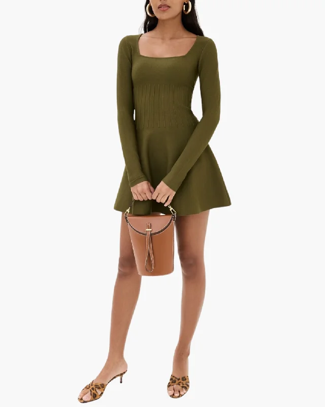 Mermaid - Style Women Dress with a Fitted Silhouette for Special Occasions Mermaid - Style Women Dress with a Fitted Silhouette for Special Occasions DEORA DRESS IN SERGEANT GREEN