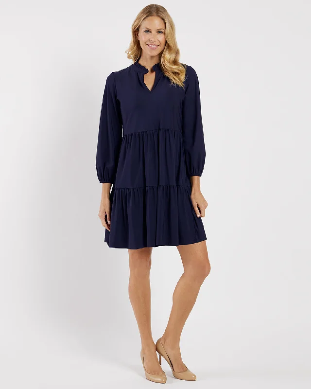 Wrap - Style Women Dress with Adjustable Fit for All Body Types Wrap - Style Women Dress with Adjustable Fit for All Body Types Dolly Dress - Lightweight Jude Cloth