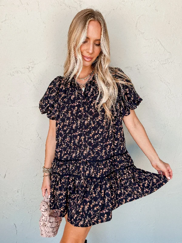 Little Black Women Dress with Sequins for a Glamorous Night Out Little Black Women Dress with Sequins for a Glamorous Night Out Phenomenal Story Floral Mini Dress